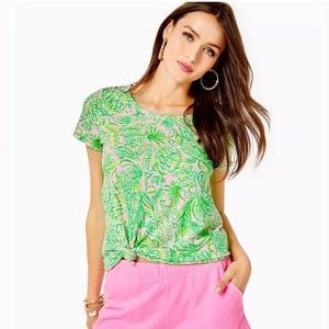 Lilly Pulitzer Etta Scoopneck Top